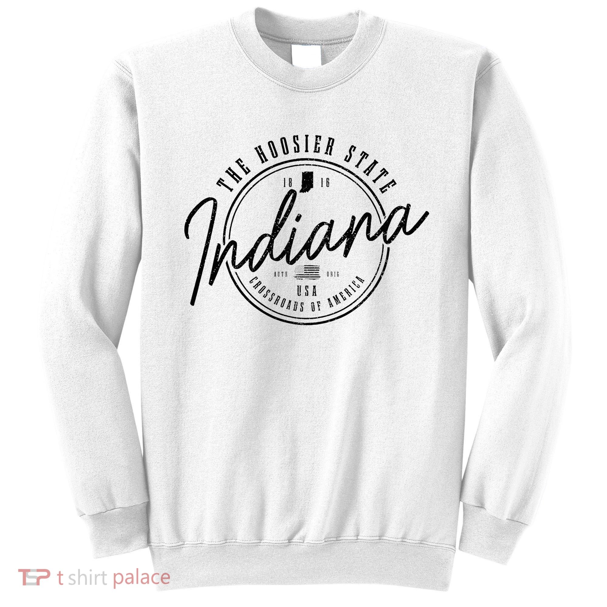 Indiana State Est. 1816 Patriotic Pride Indiana Sweatshirt