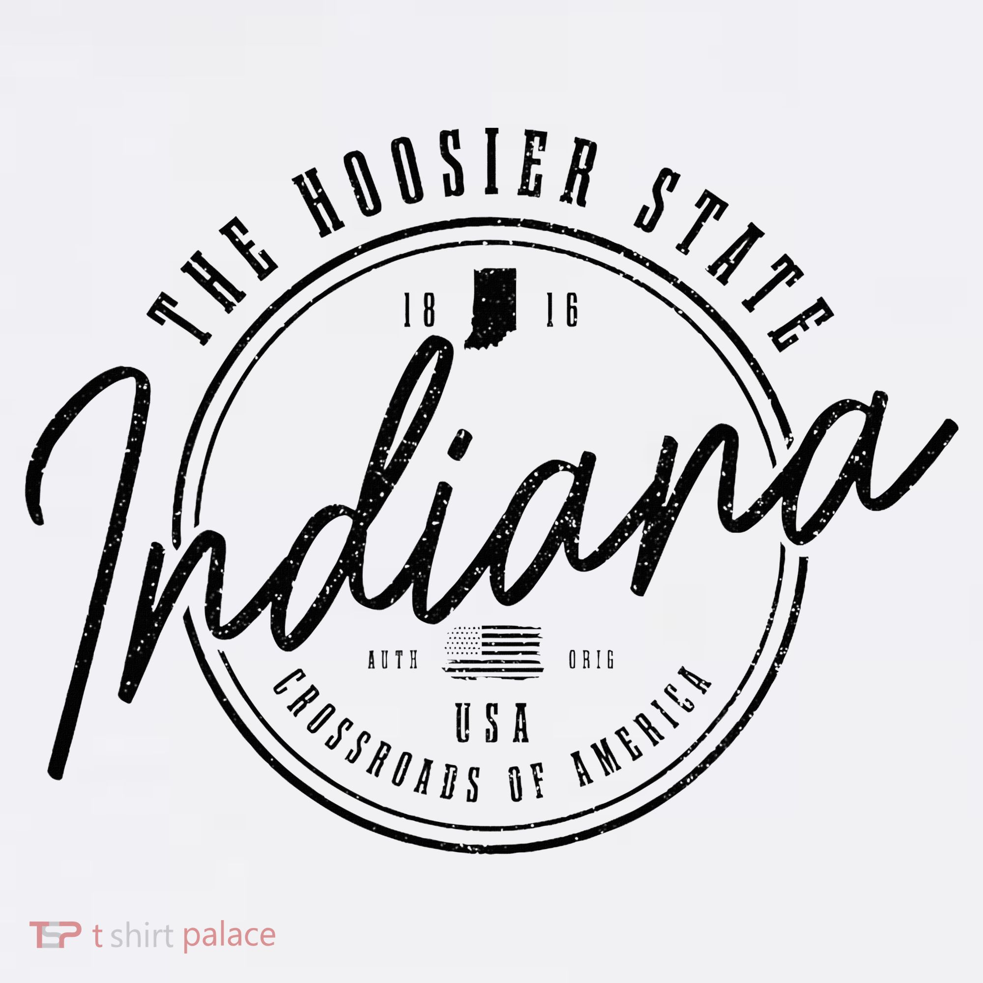 Indiana State Est. 1816 Patriotic Pride Indiana Sweatshirt