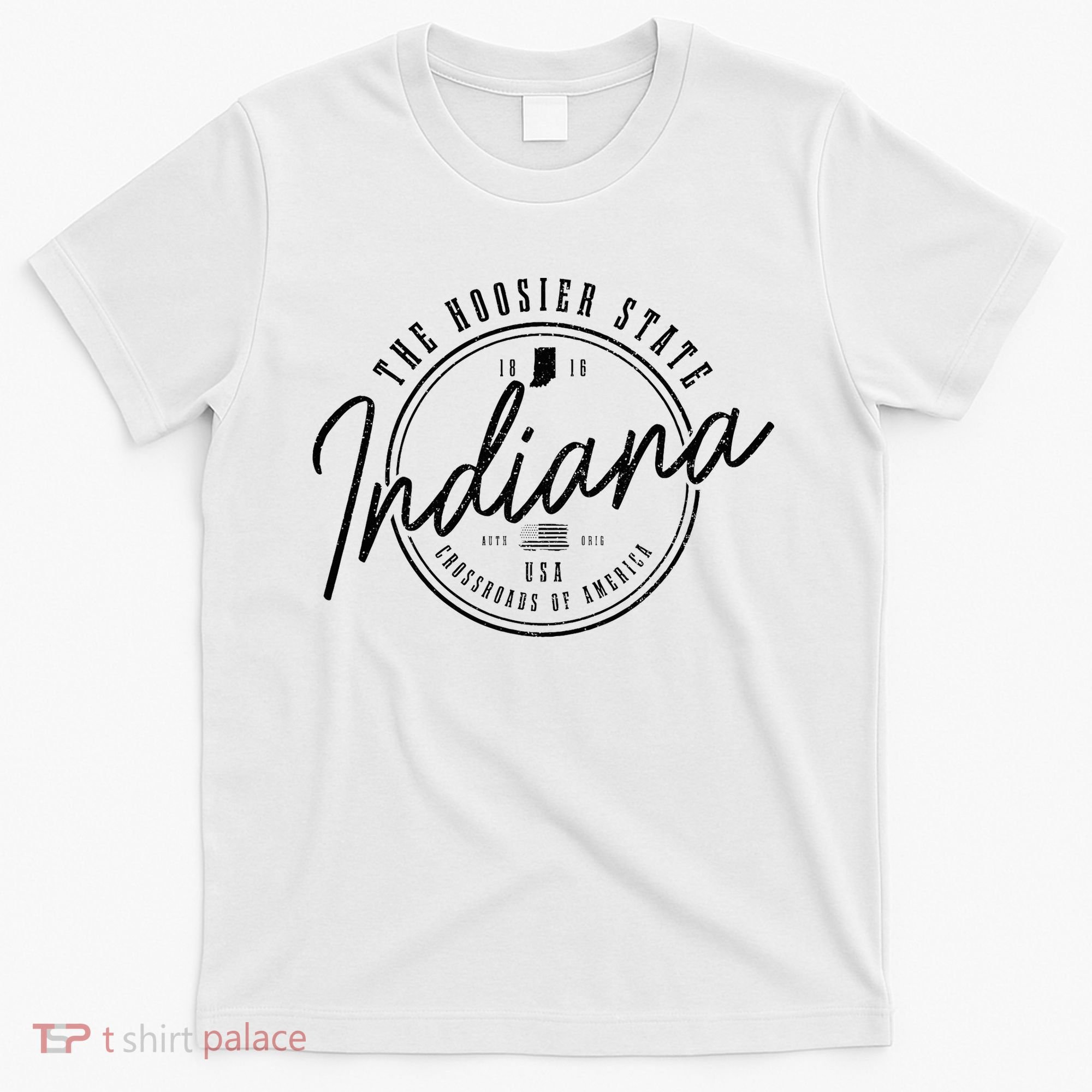 Indiana State Est. 1816 Patriotic Pride Indiana T-Shirt