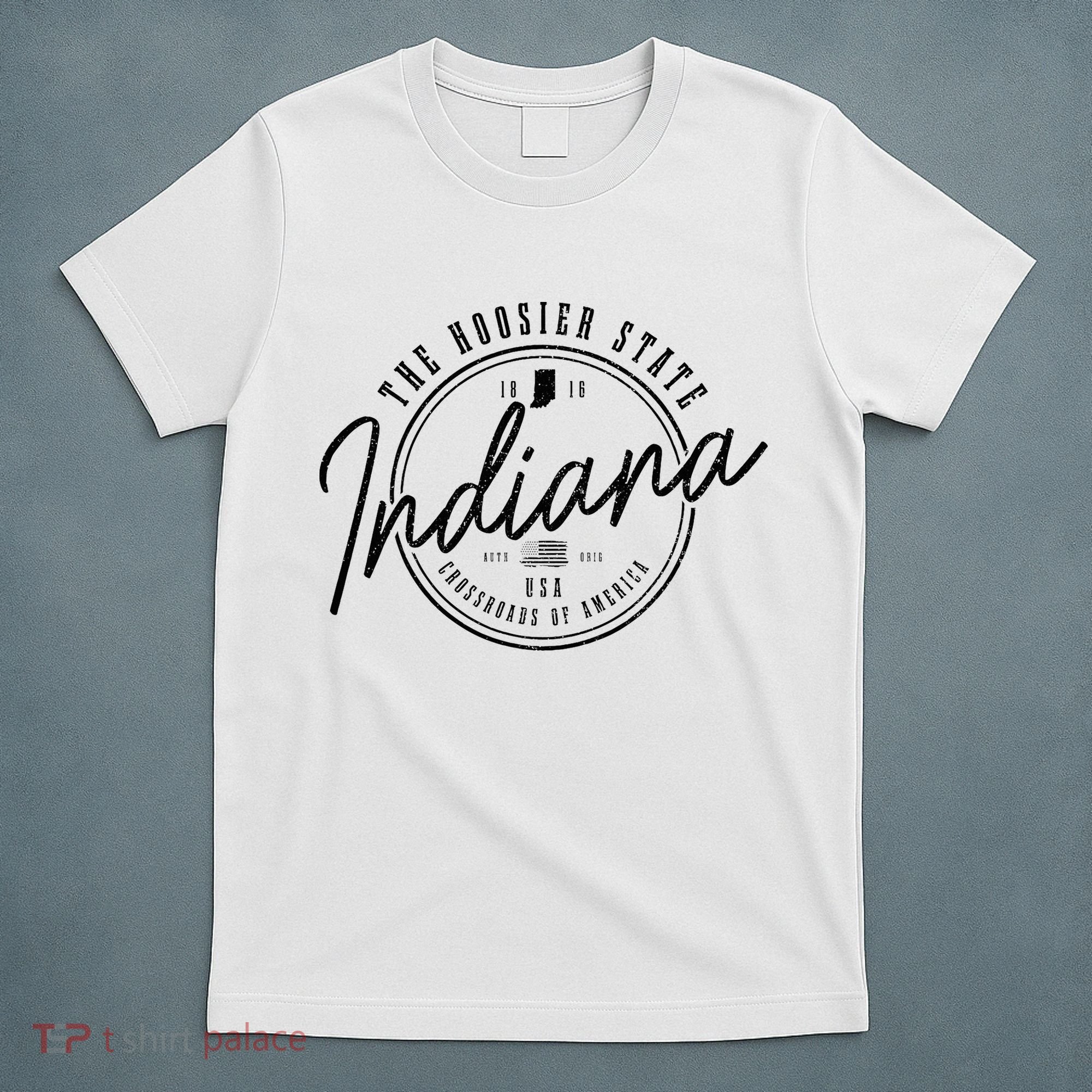 Indiana State Est. 1816 Patriotic Pride Indiana T-Shirt