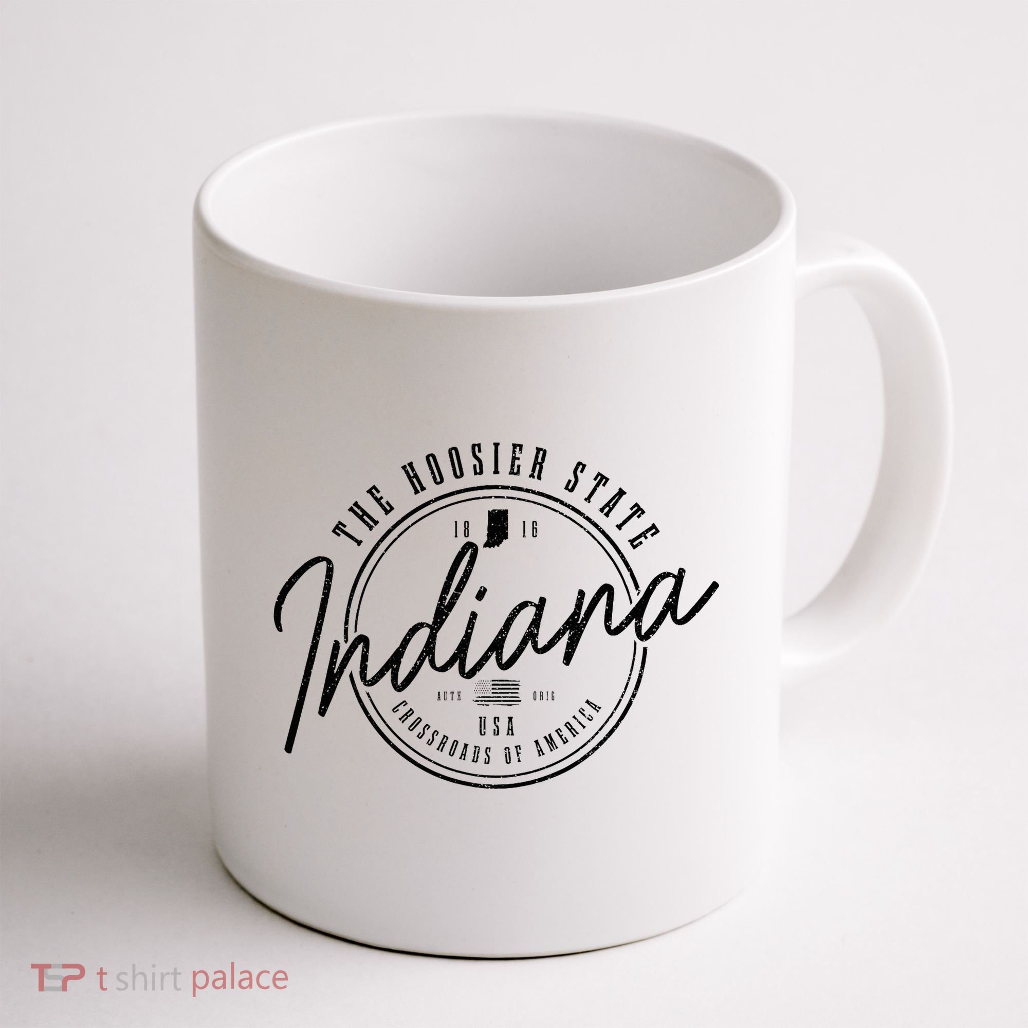 Indiana State Est. 1816 Patriotic Pride Indiana Coffee Mug