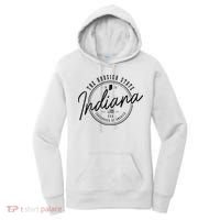 Indiana State Est. 1816 Patriotic Pride Indiana Women's Hoodie thumb 0