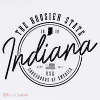 Indiana State Est. 1816 Patriotic Pride Indiana Mousepad thumb 1