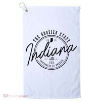Indiana State Est. 1816 Patriotic Pride Indiana Golf Towel thumb 0