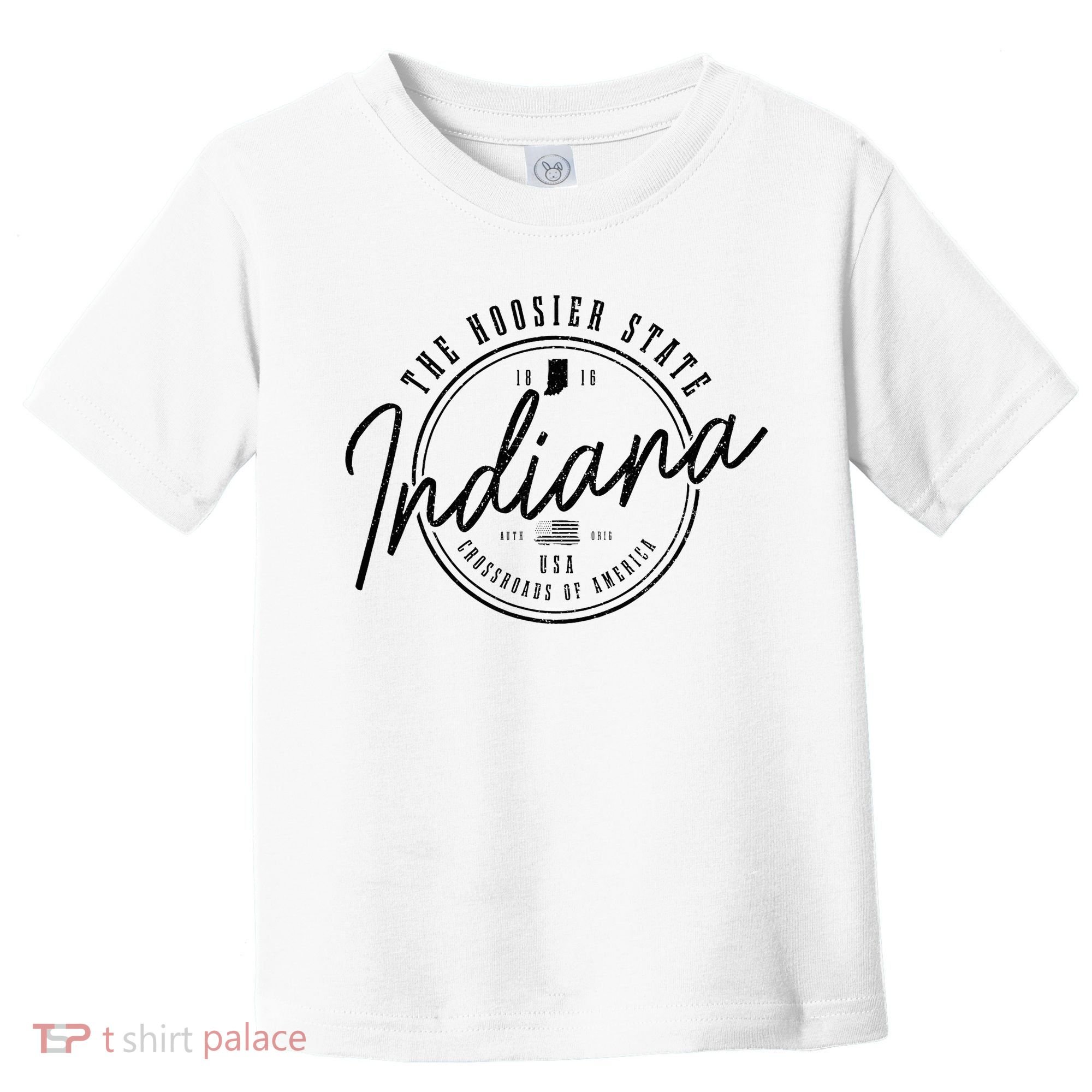Indiana State Est. 1816 Patriotic Pride Indiana Toddler T-Shirt