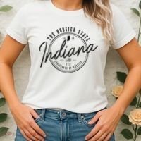 Indiana State Est. 1816 Patriotic Pride Indiana Women's T-Shirt thumb 2