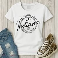 Indiana State Est. 1816 Patriotic Pride Indiana Women's T-Shirt thumb 3