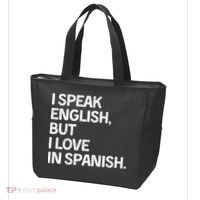 I Speak English But I Love In Spanish Tote Bag thumb 3