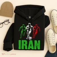 Iran Soccer Enthusiast Football Player Hoodie thumb 4