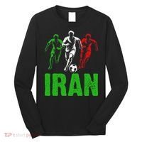 Iran Soccer Enthusiast Football Player Long Sleeve Shirt thumb 0