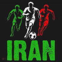 Iran Soccer Enthusiast Football Player Long Sleeve Shirt thumb 2