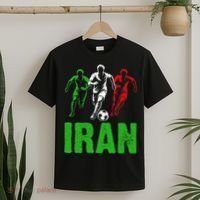 Iran Soccer Enthusiast Football Player T-Shirt thumb 2
