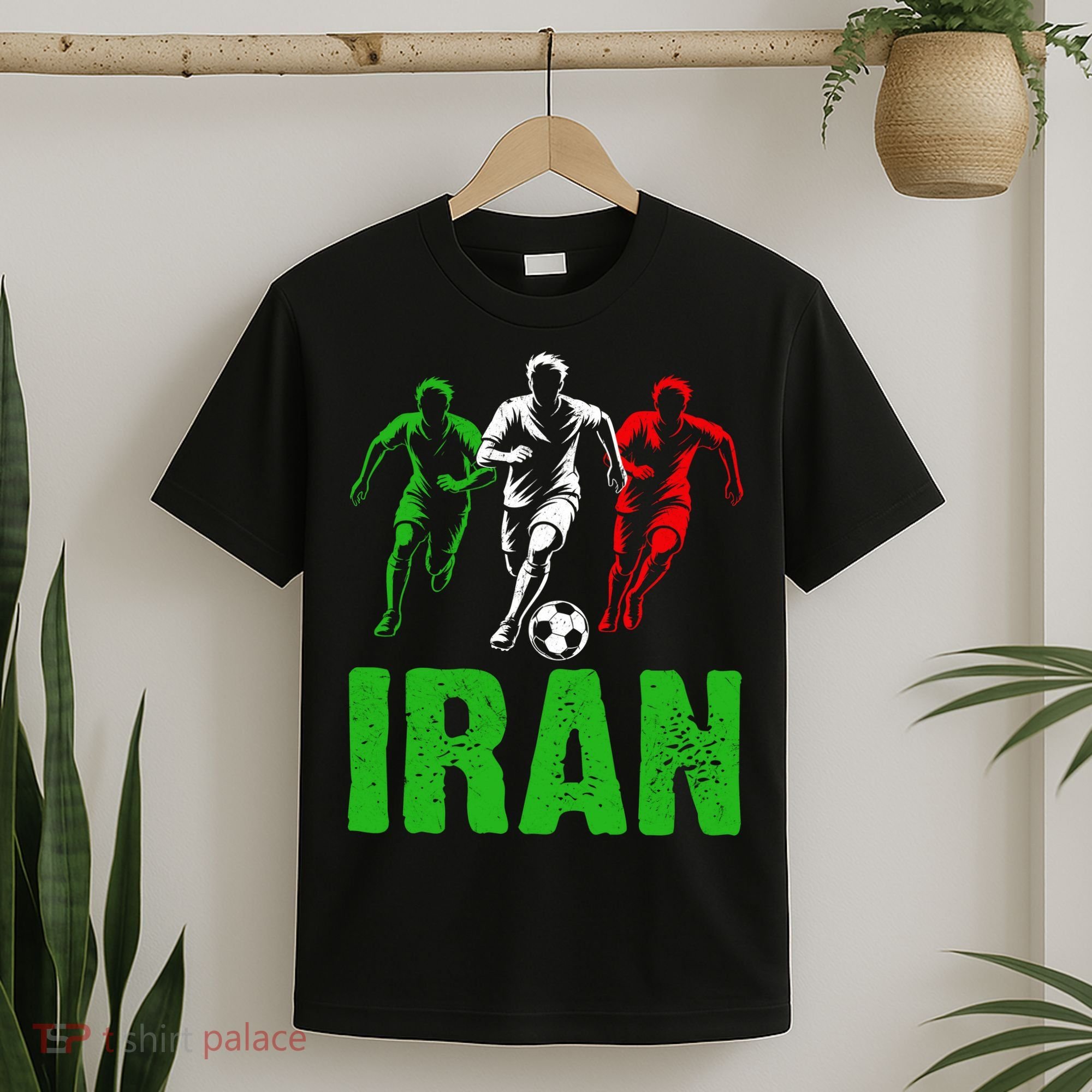 Iran Soccer Enthusiast Football Player T-Shirt