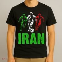 Iran Soccer Enthusiast Football Player T-Shirt thumb 3