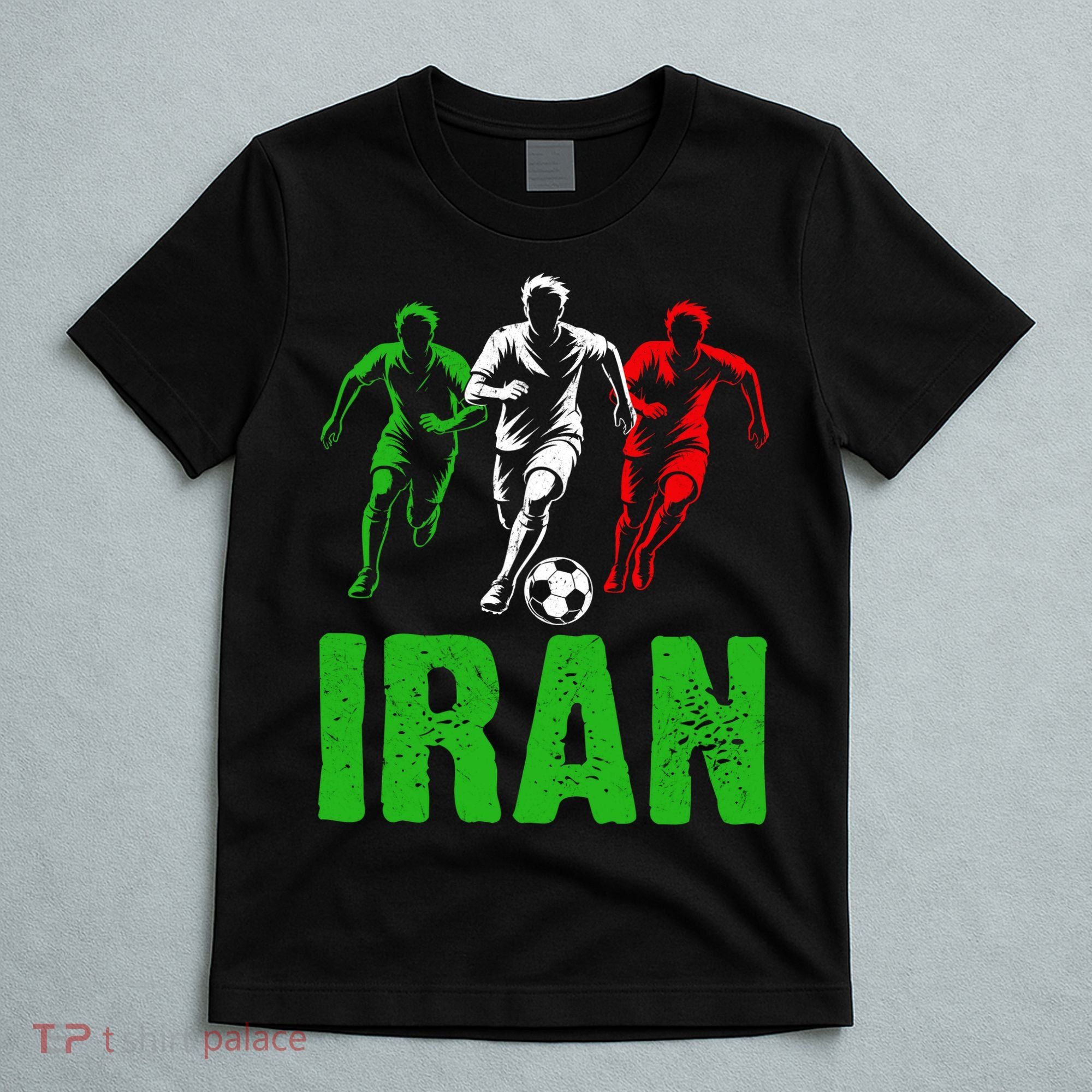 Iran Soccer Enthusiast Football Player T-Shirt
