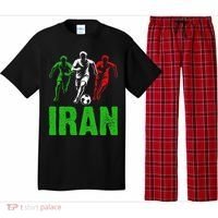 Iran Soccer Enthusiast Football Player Pajama Set thumb 0