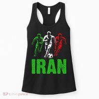 Iran Soccer Enthusiast Football Player Women's Tank Top thumb 0