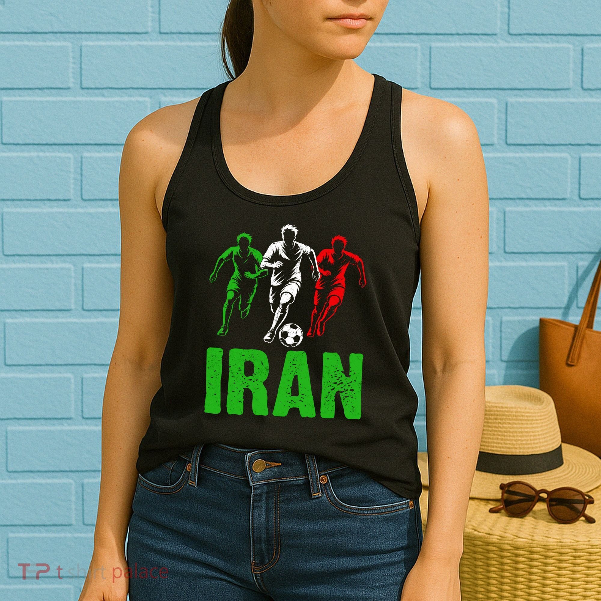 Iran Soccer Enthusiast Football Player Women's Tank Top