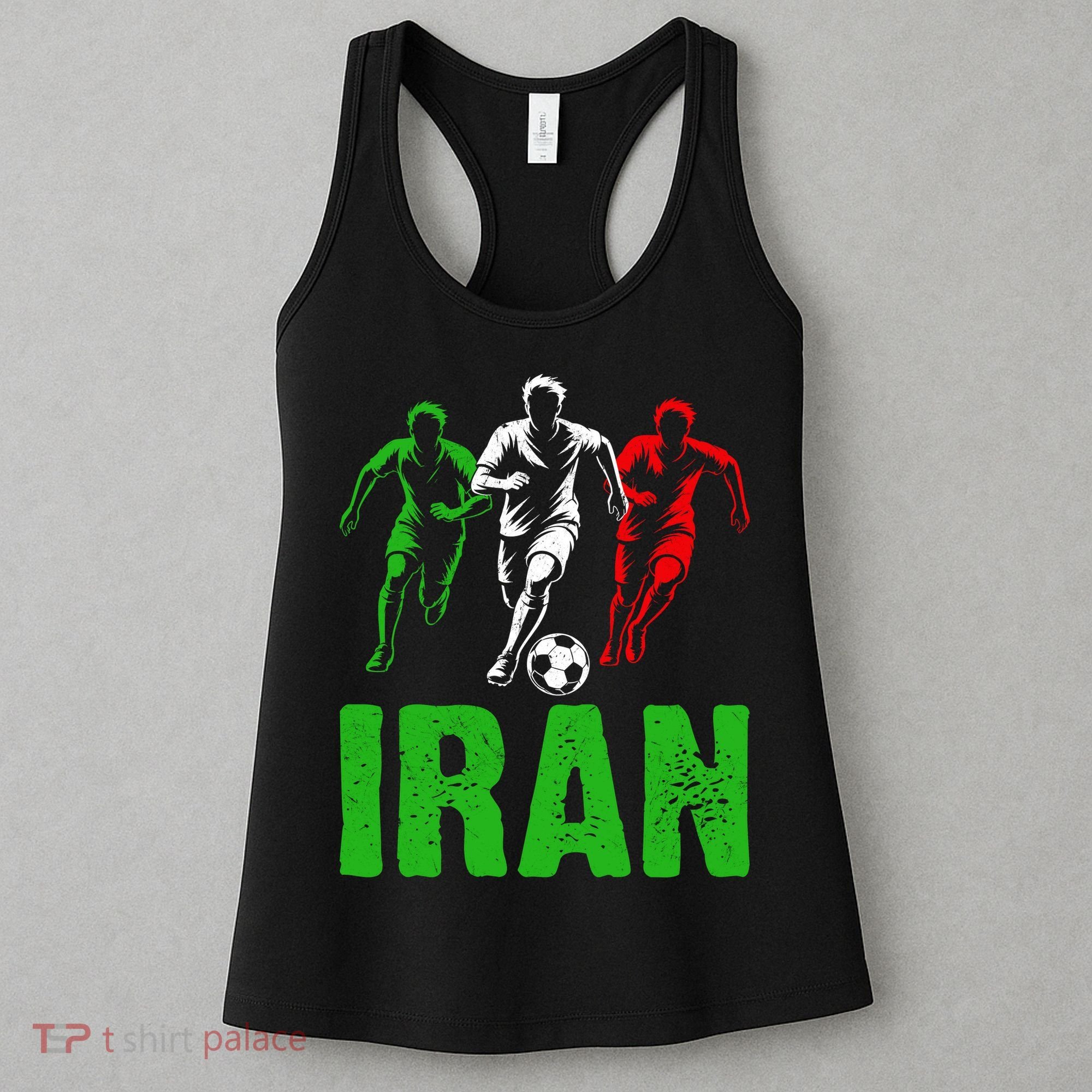 Iran Soccer Enthusiast Football Player Women's Tank Top