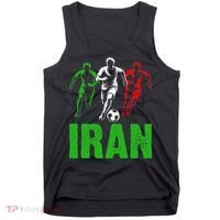 Iran Soccer Enthusiast Football Player Tank Top thumb 0