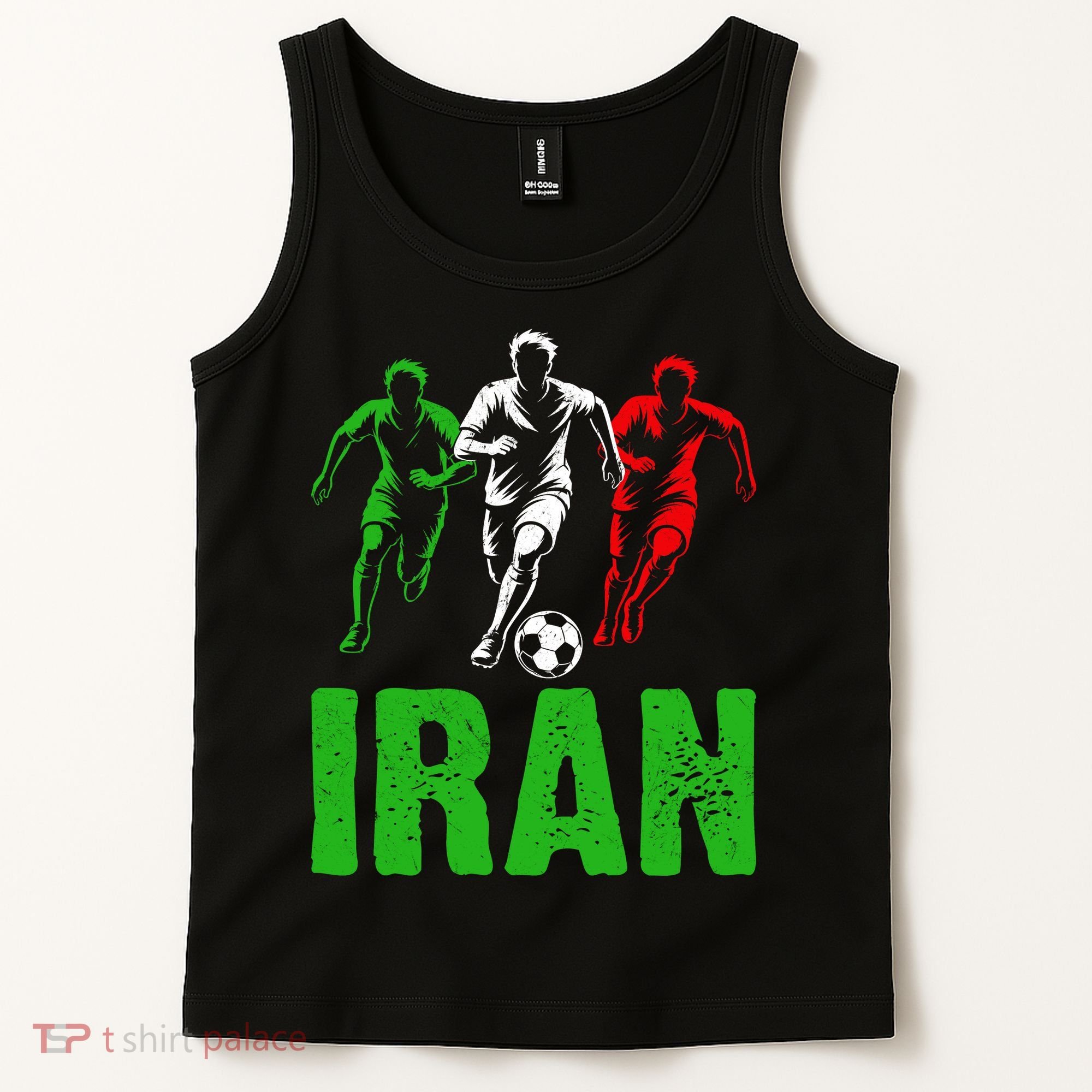 Iran Soccer Enthusiast Football Player Tank Top