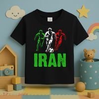 Iran Soccer Enthusiast Football Player Toddler T-Shirt thumb 3