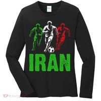 Iran Soccer Enthusiast Football Player Women's Long Sleeve Shirt thumb 0