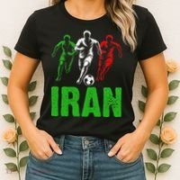 Iran Soccer Enthusiast Football Player Women's T-Shirt thumb 2