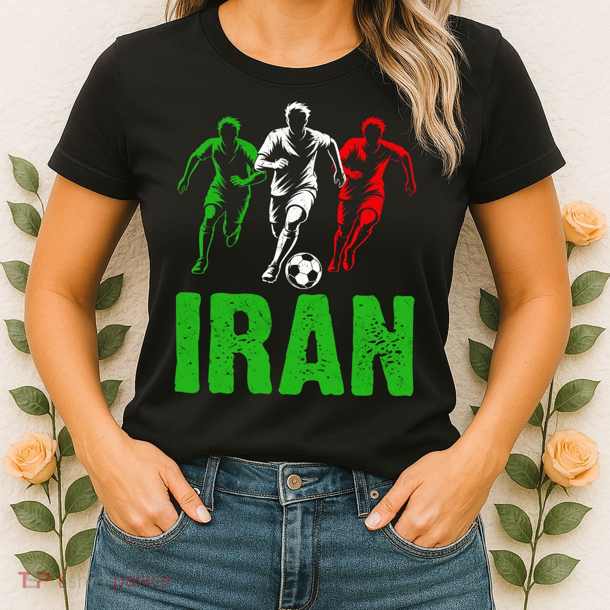 Iran Soccer Enthusiast Football Player Women's T-Shirt