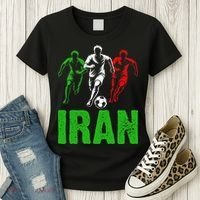 Iran Soccer Enthusiast Football Player Women's T-Shirt thumb 3