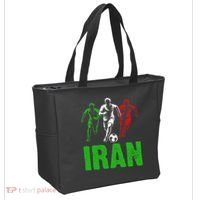 Iran Soccer Enthusiast Football Player Tote Bag thumb 2