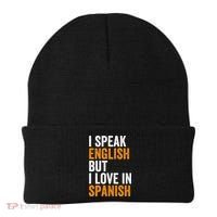 I Speak English But I Love In Spanish Beanie thumb 0