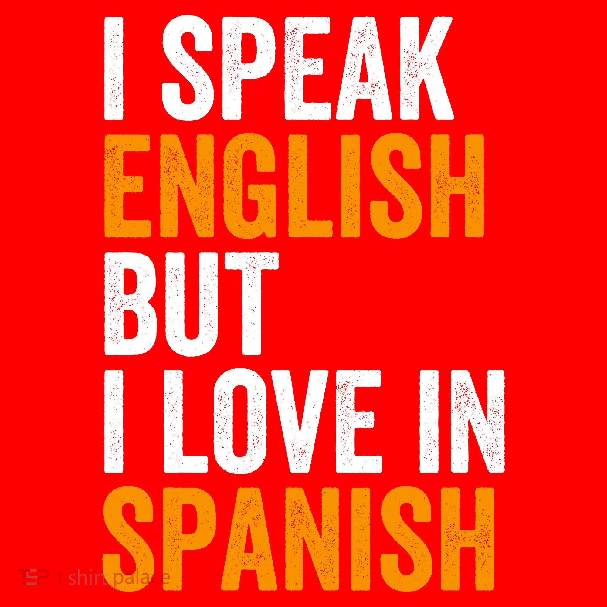 I Speak English But I Love In Spanish Santa Hat