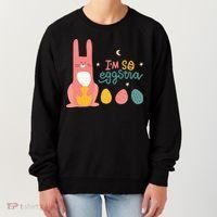 I'm So Eggstra Funny Extra Easter Holiday Women's Sweatshirt thumb 0