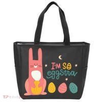 I'm So Eggstra Funny Extra Easter Holiday Tote Bag thumb 0