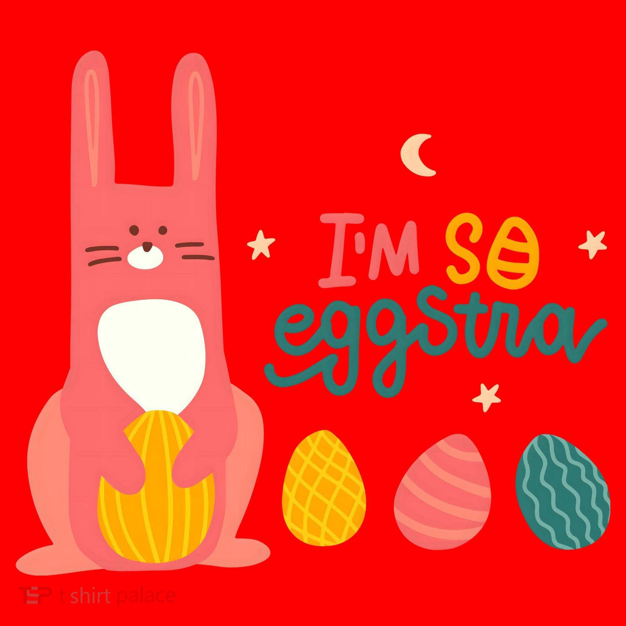 I'm So Eggstra Funny Extra Easter Holiday Santa Hat