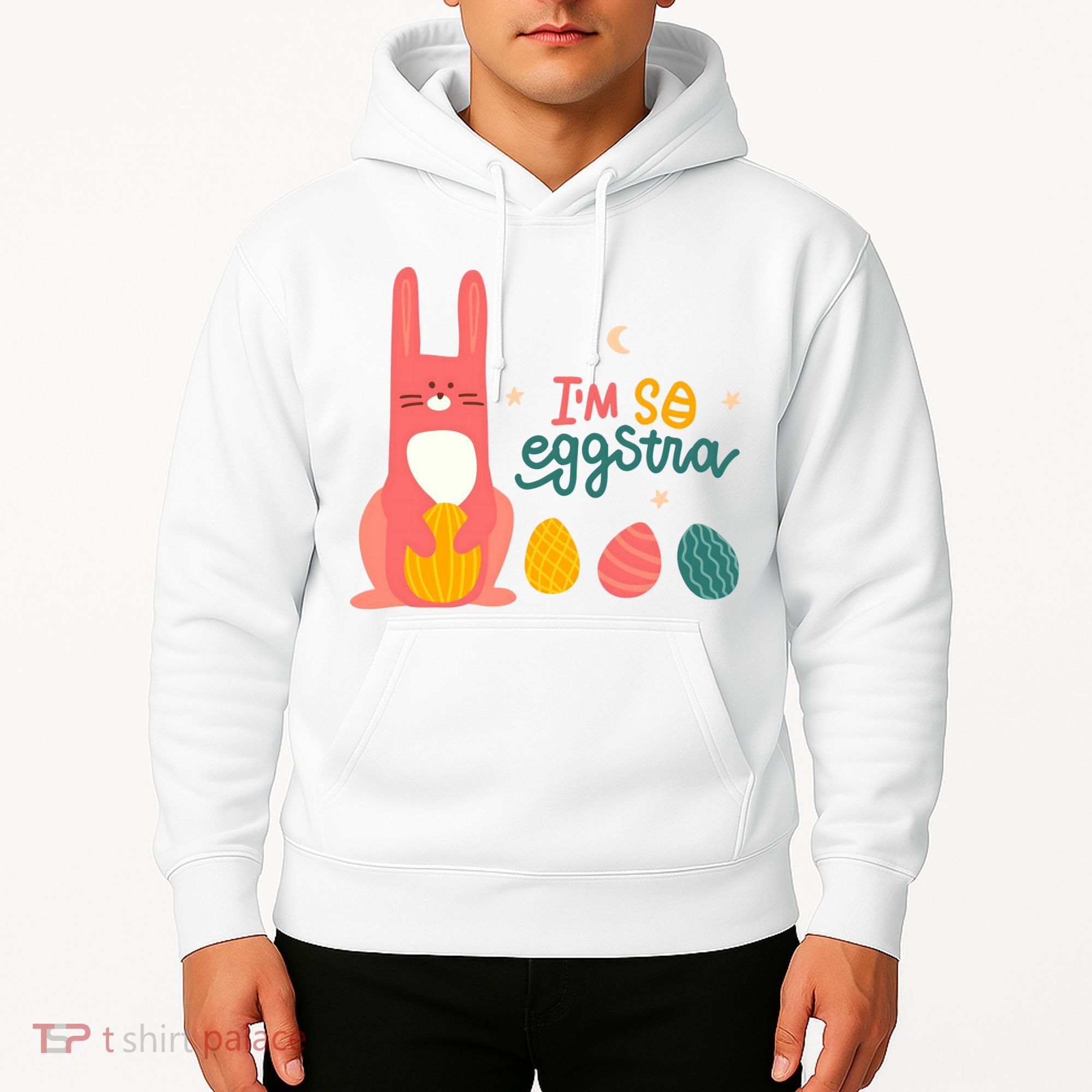 I'm So Eggstra Funny Extra Easter Holiday Hoodie
