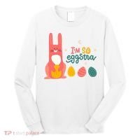I'm So Eggstra Funny Extra Easter Holiday Long Sleeve Shirt thumb 0