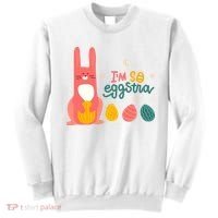 I'm So Eggstra Funny Extra Easter Holiday Sweatshirt thumb 0