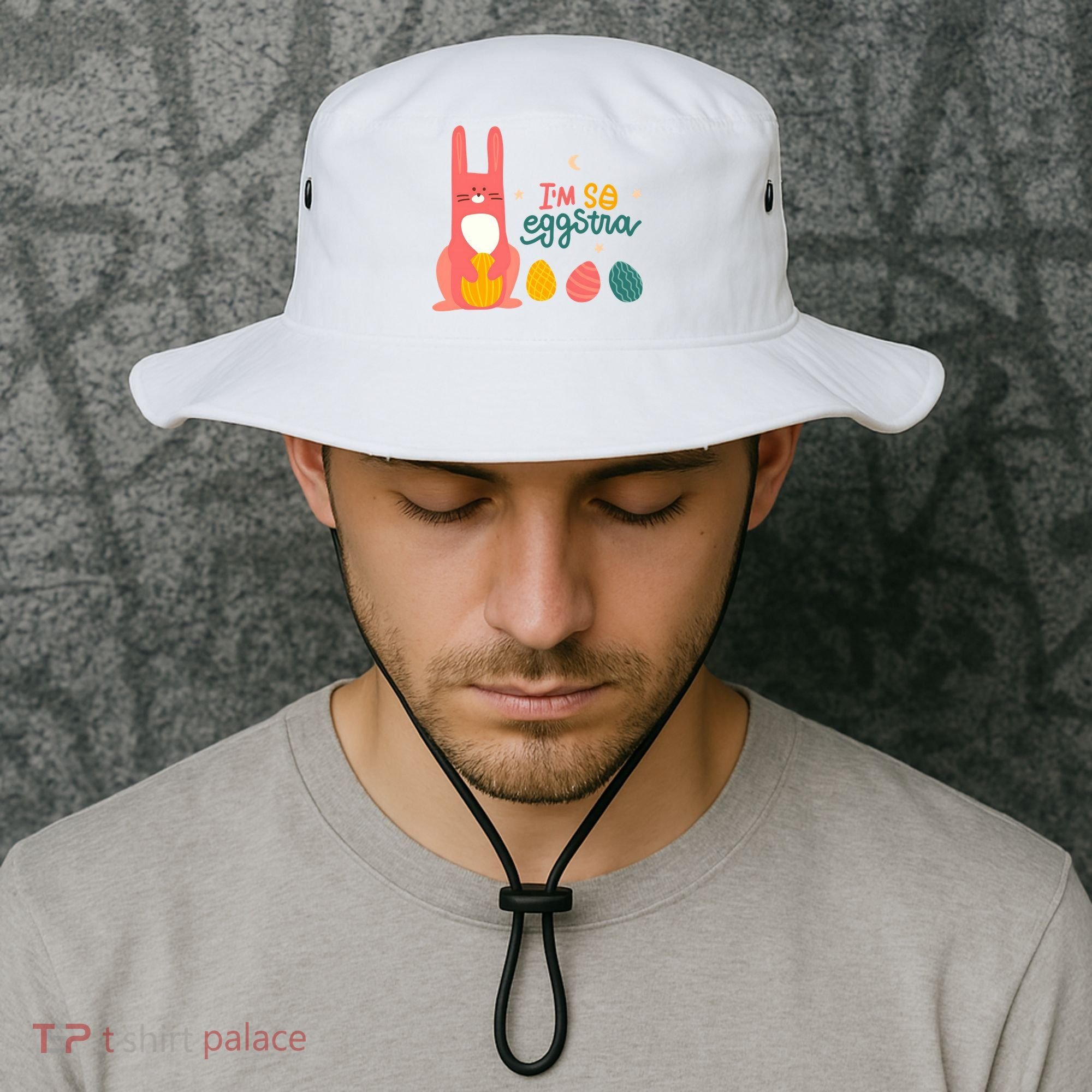 I'm So Eggstra Funny Extra Easter Holiday Bucket Hat