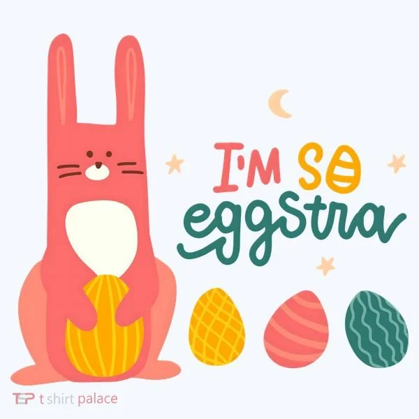 I'm So Eggstra Funny Extra Easter Holiday Bucket Hat