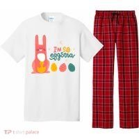 I'm So Eggstra Funny Extra Easter Holiday Pajama Set thumb 0