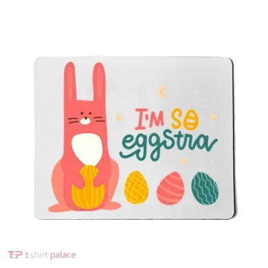 I'm So Eggstra Funny Extra Easter Holiday Mousepad