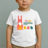 I'm So Eggstra Funny Extra Easter Holiday Toddler T-Shirt thumb 2