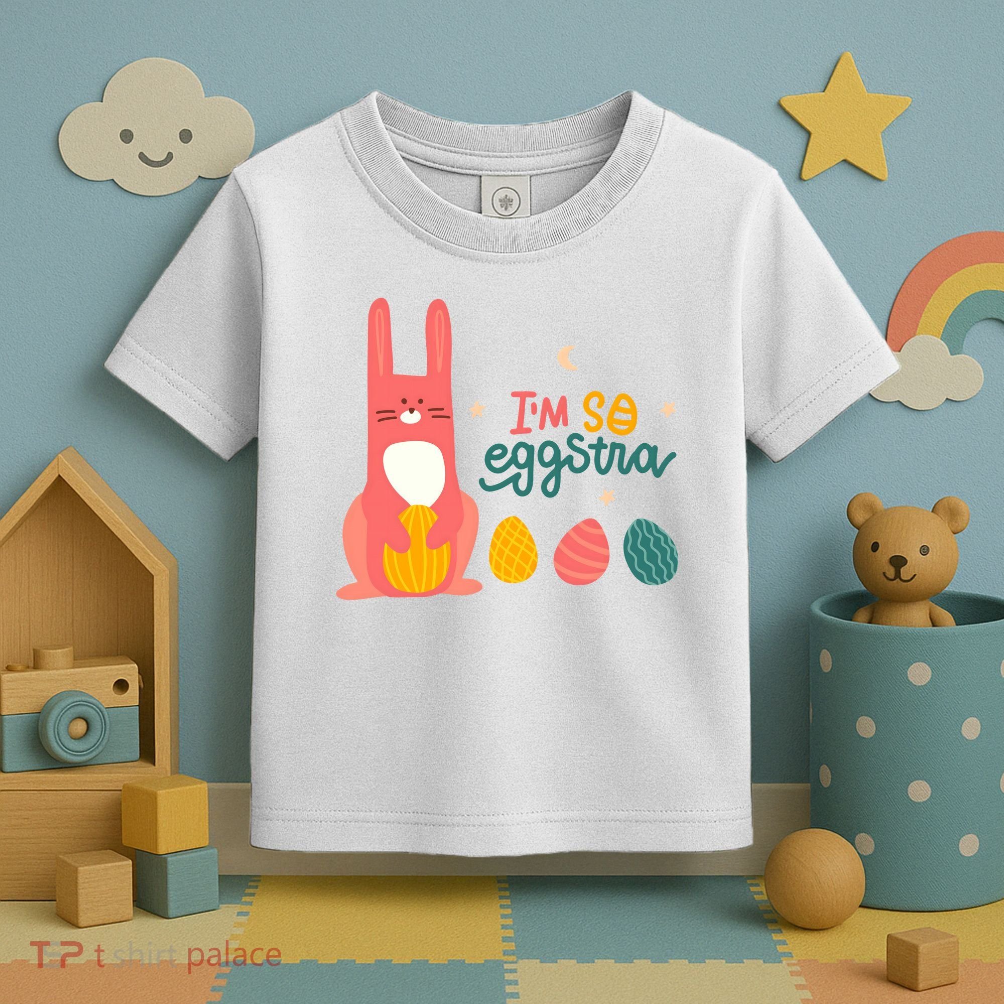 I'm So Eggstra Funny Extra Easter Holiday Toddler T-Shirt