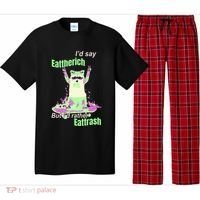 Id Say Eat The Rich But Id Rather Eat Trash Pajama Set thumb 0