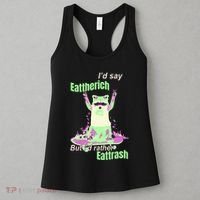 Id Say Eat The Rich But Id Rather Eat Trash Women's Tank Top thumb 3