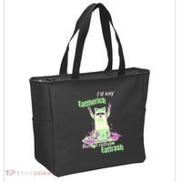 Id Say Eat The Rich But Id Rather Eat Trash Tote Bag thumb 2