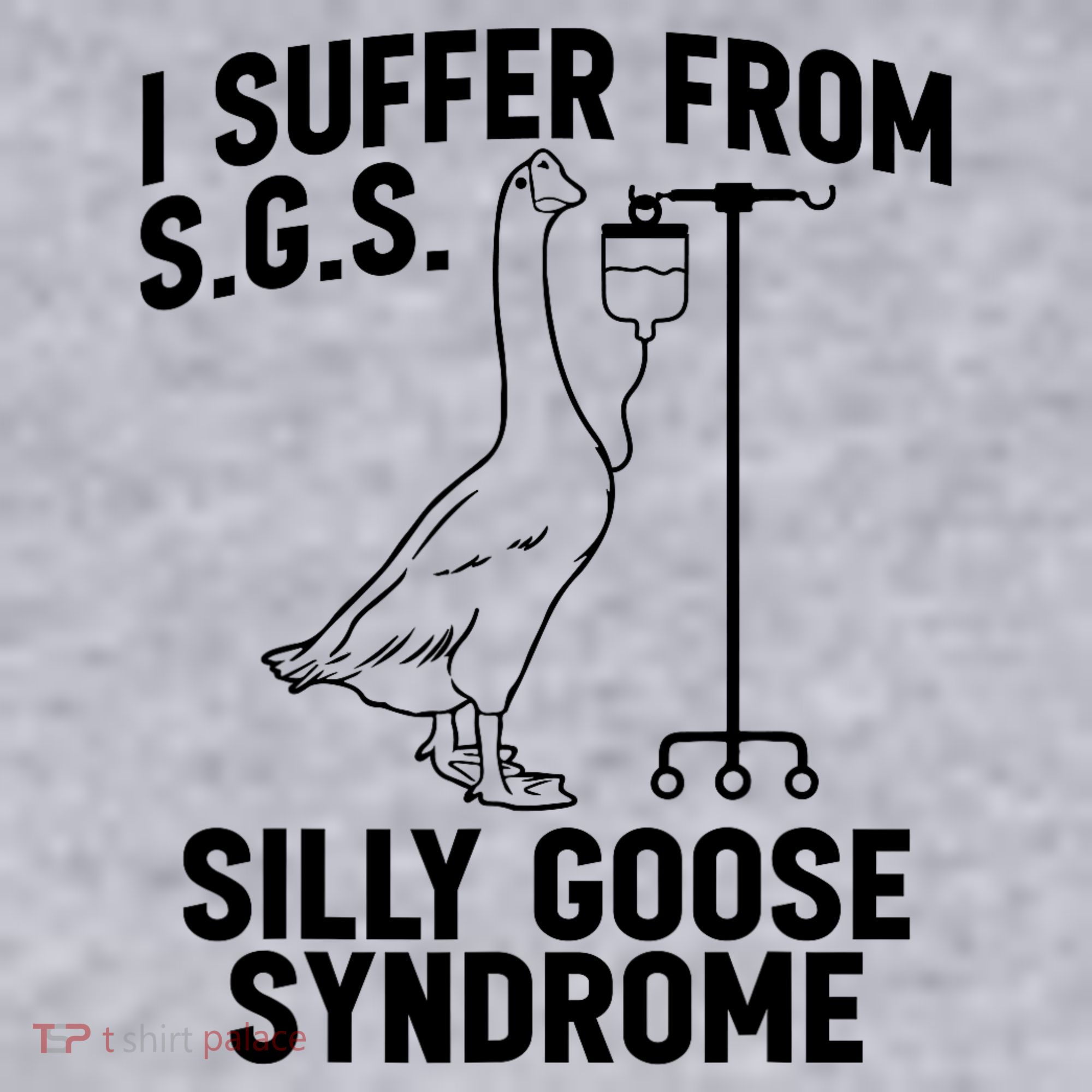 I Suffer From Silly Goose Syndrome Funny Goose Joke Humor Women's Sweatshirt