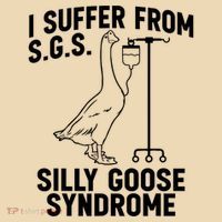 I Suffer From Silly Goose Syndrome Funny Goose Joke Humor Tote Bag thumb 4